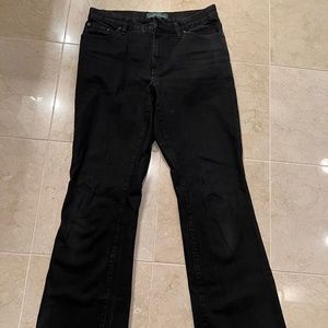 Ralph Lauren Black Bootcut Jean Size 8